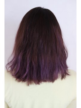 マルルヘアーデザイン(Maururu) パープルグラデーション