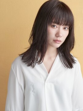 ミンクス 銀座店(MINX) オシャレ外ハネストレートヘア