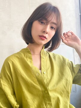 シエナ 渋谷(Siena) Siena   小顔丸みボブ×シルクグレージュ　渋谷