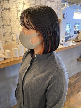 ロティー(loty) 【天神今泉loty】ミニボブ×インナーカラー