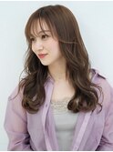 ほつれウェーブ×ベージュヘア