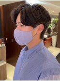 韓国ヘア前下がりカルマパーマ