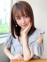 アフロート エル 錦糸町(AFLOAT L)&nbsp;外ハネボブ/ペールベージュ/イルミナカラー/オンニヘア/韓国風