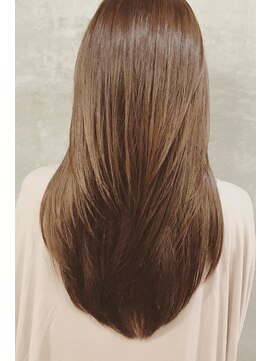 アース 上本町店(HAIR&MAKE EARTH) 大人かわいい☆ツヤ感◎モテ愛され×ナチュラルストレート