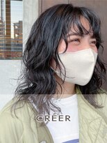 クレール 塚口店(CREER) 【ベビーバング】前髪ランダムパーマが今っぽい