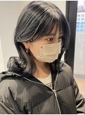 イヤリングカラーインナーカラーケアブリーチイルミナカラー