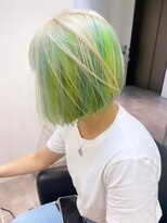 ペレ 渋谷(PELE)&nbsp;J76_グリーン×グリーン デザインカラー