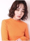 ふんわりカールショコラアッシュヘルシースタイルボブ0302