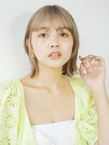 リベラ(LIBERA) 【TARO】マッシュウルフ外ハネ レイヤーカット ミルクティ