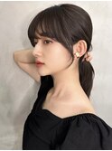 韓国大宮顔周り髪質改善レイヤー前髪カットくびれ韓国風韓国ヘア