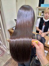 ジーテ(gite) ピチキュアα×艶髪ストレート