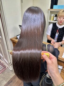 ジーテ(gite) ピチキュアα×艶髪ストレート