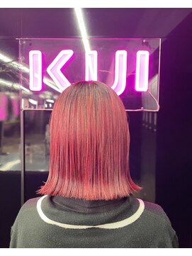 キジ(KIJI) ★ガーネットレッド×外国人風グラデーションカラー★