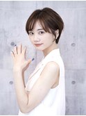 大人ショート◇マッシュショート/簡単スタイリング/新橋/銀座