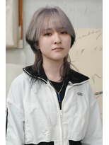 マーシー(MAAAAAC)&nbsp;【MAAAAAC】ハイトーンウルフ　エンドカラー　シルバー