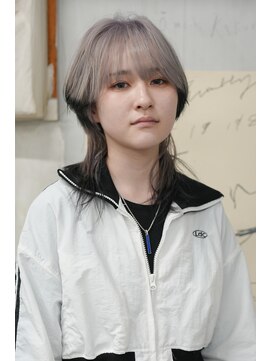 マーシー(MAAAAAC) 【MAAAAAC】ハイトーンウルフ　エンドカラー　シルバー