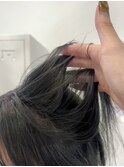 ☆ブリーチなしダブルカラー オリーブ モスグリーン