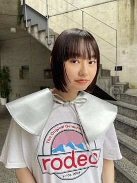 メゾンアクア 表参道(Maison ACQUA) ◎切りっぱなしボブ縮毛矯正ミニボブストレートパーマ