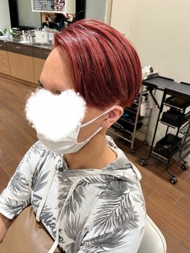 ユニックス 赤羽店(UNIX) ブリーチカラー☆チェリーレッド