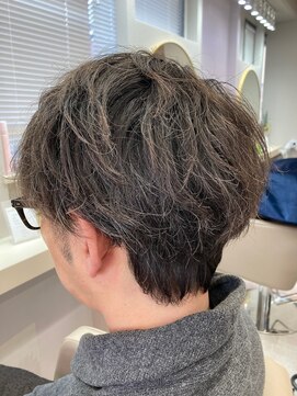 アオ 花咲町(a-o) ツーブロショートパーマ♪