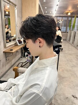 リティアンドビューティースタジオモッズシブヤ(LITTY&beauty studio M.O.D shibuya) フェザーショート　メンズ　ショート