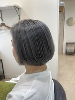 白髪ぼかしハイライト