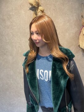 パーミル ヘア クマモト(permille ‰ hair Kumamoto) ミルクティー×ロング