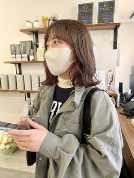 ソソ(soso) 【soso 伊勢田】ブリーチカラー/チェリーブラウン/横浜