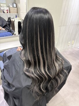 アーチフォーヘア 心斎橋店(a-rch for hair) ミリエクステでハイライトスタイル