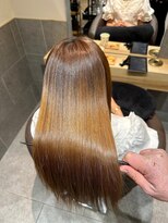セントラル 三宮店(central) 【神戸三宮】うる艶ストレート美髪カラー髪質改善トリートメント