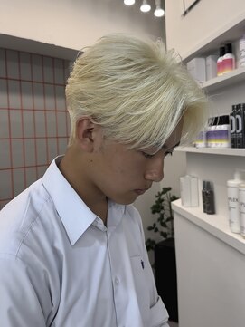 メンズペレ 渋谷(MEN'S PELE) MEN’S HAIR/ブルーブラック/フェザーパーマ/渋谷