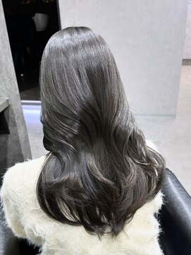 エースヘアー(A.hair) ダークグレージュ/低めレイヤーカット/髪質改善
