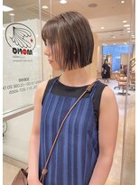 モリオ フロム ロンドン サッポロファクトリー店(morio FROM LONDON) morio札幌 札幌ボブ オリーブカラー 毛先カラー