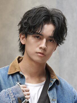 メンズヘアセンス 渋谷(MEN'S HAIR SENSE) シャドウパーマ/センターパート/フェザーパーマ/マッシュウルフ