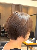 太白区ショートボブくびれショートイルミナカラー顔周りレイヤー