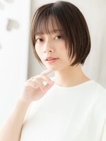 モッズヘア 越谷(mod's hair)&nbsp;グレーブラウン似合わせカット小顔ショートボブY越谷20代30代