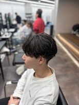 メンズサロンドットリアン(dot. lien)&nbsp;シャドウパーマ2ヶ月後