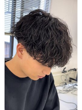 フィフス(fifth) 原宿波巻きスパイラルパーマメンズカットラウンドマッシュfifth