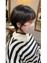トレヘアー(tRe hair)&nbsp;ショート　ボブ　ウルフ　ブリーチ　レイヤーカット　イルミナ