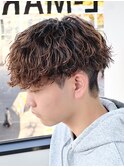ツイストスパイラル/メンズ/シャドウパーマ/波巻きパーマ