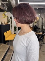 イースエモーション(ease et motion)&nbsp;【天神.大名.今泉】外国人風レイヤーボブ　ピンクブラウン