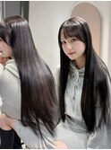 縮毛矯正/巻ける縮毛矯正/髪質改善トリートメント/ロングヘア