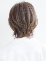 リノア 西梅田 福島(Linoa)&nbsp;西梅田/髪質改善/くすみベージュ☆大人可愛いミディアムウルフ