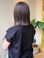 ヒントステーション(HINTSTATION)&nbsp;〈浅草美容室〉アッシュベージュ/外ハネボブ