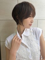 オーロ 塚口店(ORO) 小顔丸みショート×艶カラー