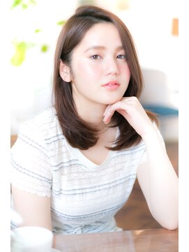 ノラ ヘアーサロン(NORA HAIR SALON) NORA【ERI】かき上げツヤ小顔前髪ナチュラルストレートパーマ