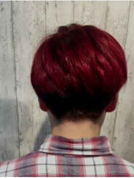 アカイトビラ ヘアケアサロン(AKAI TOBIRA Hair Care Salon) ビビットレッドマッシュスタイル☆