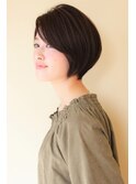 フォルムが綺麗な大人ボブ