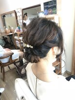 ロカット サロン(Roquat Salon)&nbsp;なみなみウェーブアレンジ【ヘアセット　立川/立川南/卒業式袴】