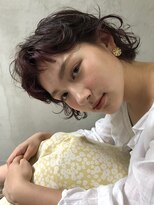 【Astar】インナーカラー ウルフショートデジタルパーマ
